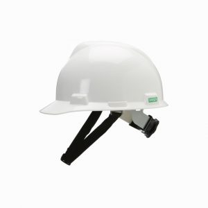 Head Protection Armstrong Helmet White Top with Vizor