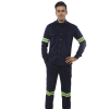 Elite Blended Poly Cotton Work Shirt & Trouser Color Blue Front View