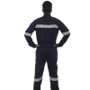 Elite Blended Poly Cotton Work Shirt & Trouser Color Navy Blue Back View