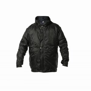 Parka Quilted Jacket Color Black Front