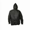 Parka Quilted Jacket Color Black Back