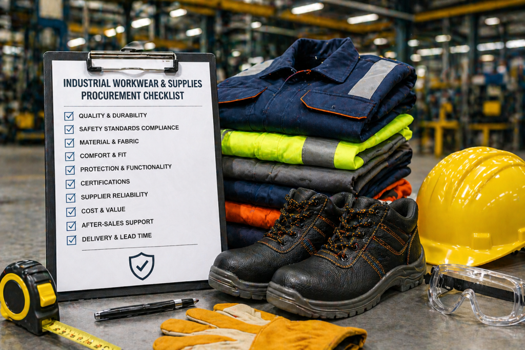 Complete Checklist for Procuring Durable Industrial Workwear and Supplies for Factories