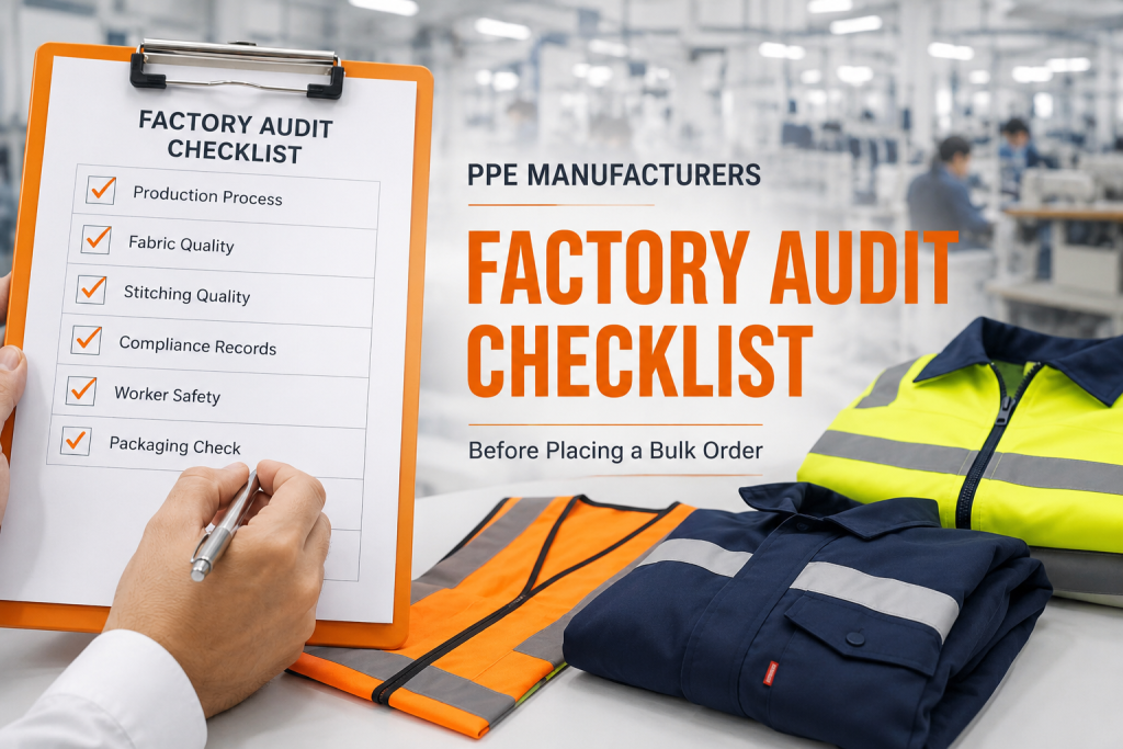 PPE Manufacturers: Factory Audit Checklist Before Placing a Bulk Order