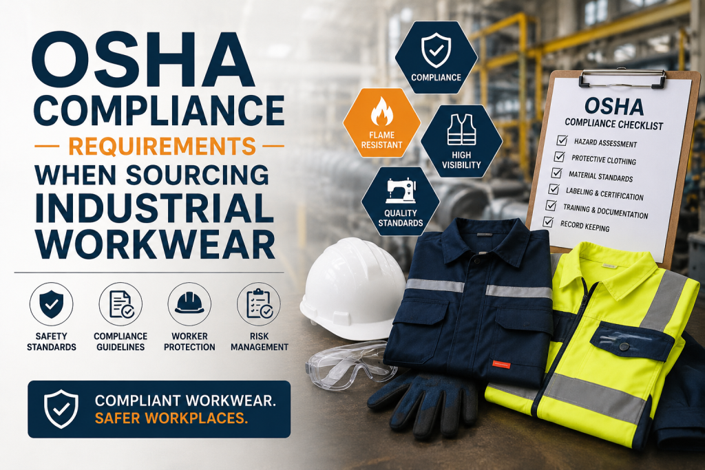 OSHA compliance requirements when sourcing industrial workwear