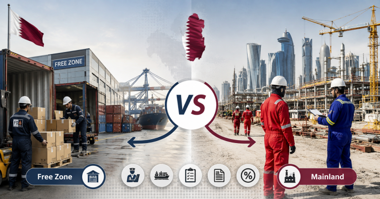 Bulk FR Clothing Import into Qatar: Free Zone vs Mainland Sourcing