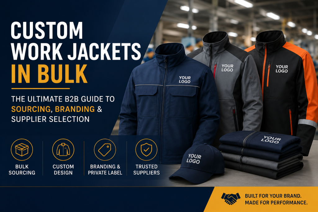 Custom Work Jackets in Bulk: The Ultimate B2B Guide to Sourcing, Branding & Supplier Selection