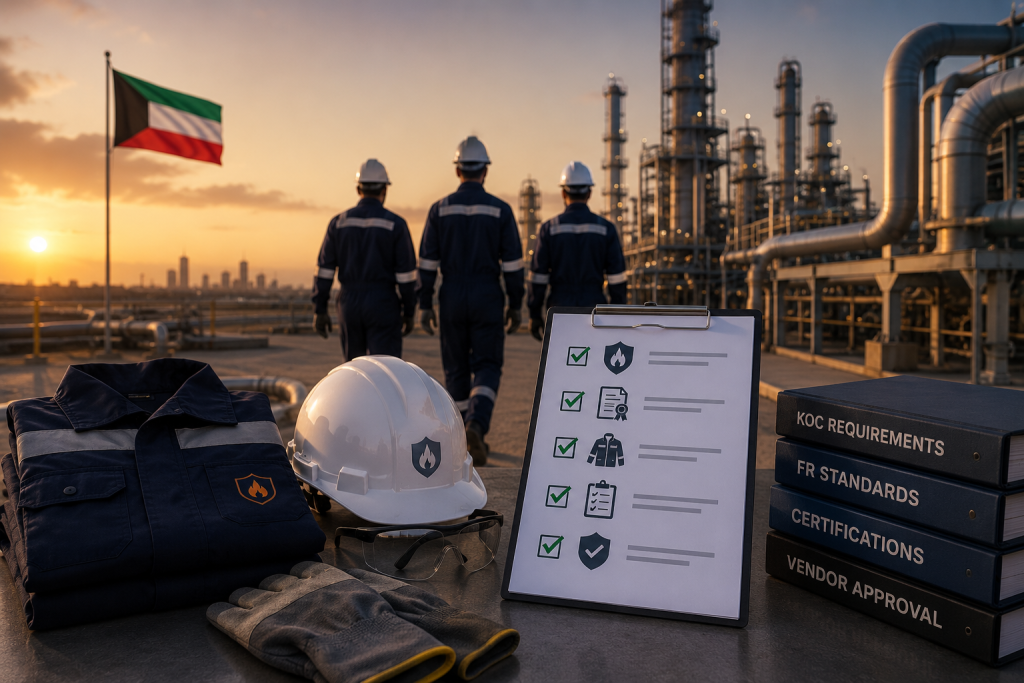 FR Workwear Supplier for KOC Contractors: The Complete Compliance Checklist