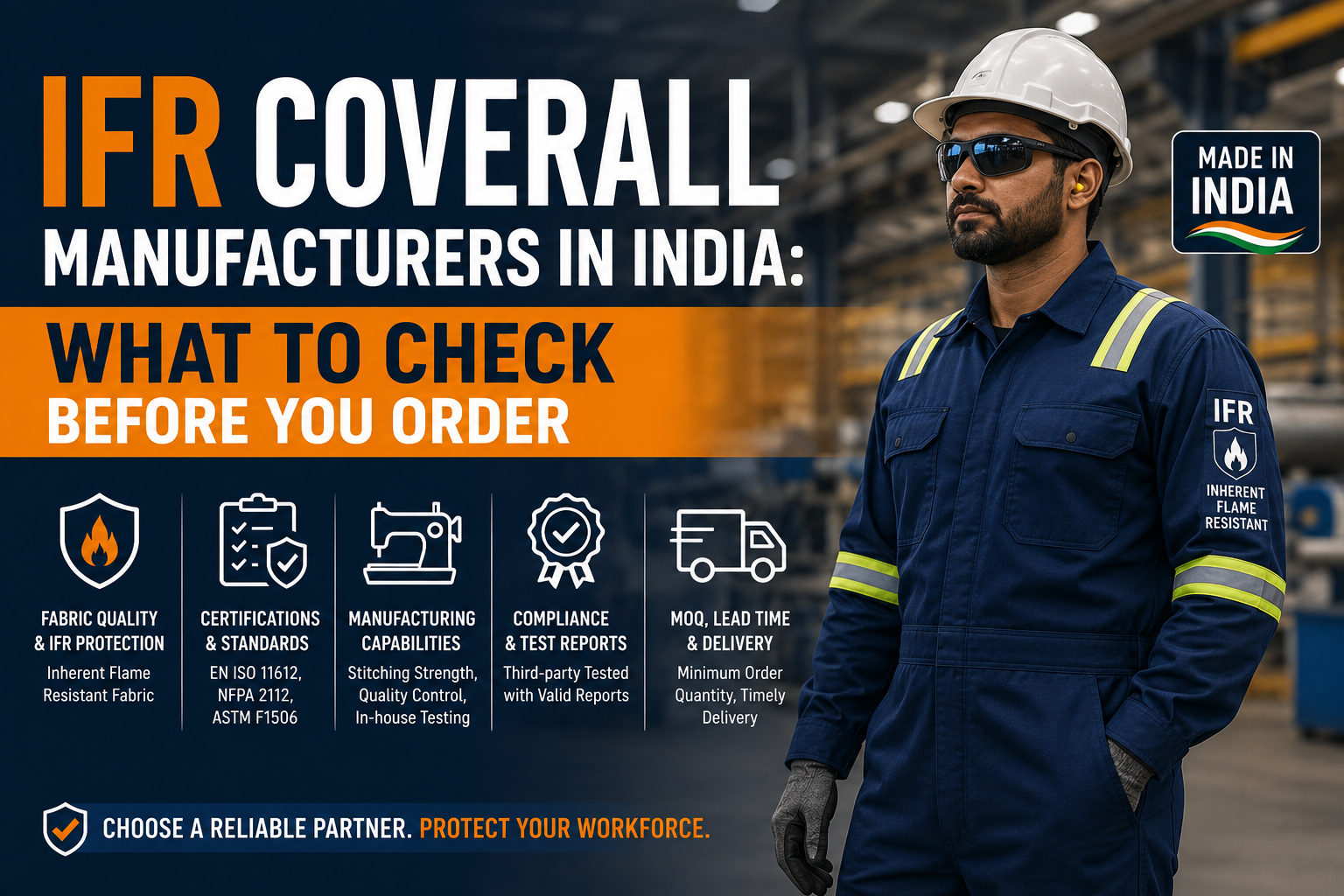 IFR Coverall Manufacturers in India: What to Check Before You Order
