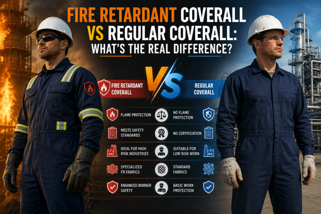 Fire Retardant Coverall vs Regular Coverall: What's the Real Difference