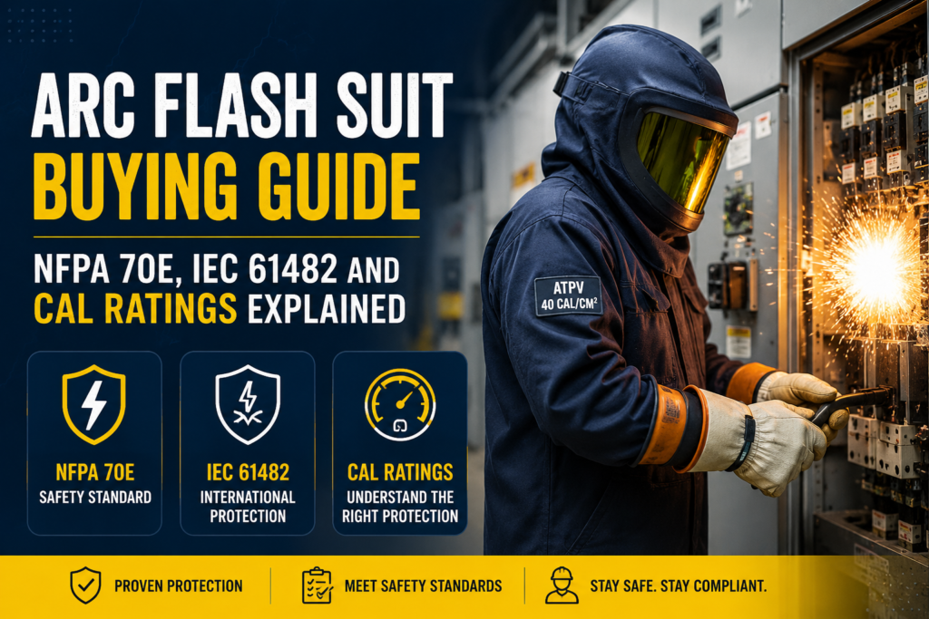 Arc Flash Suit Buying Guide: NFPA 70E, IEC 61482, and Cal Ratings Explained