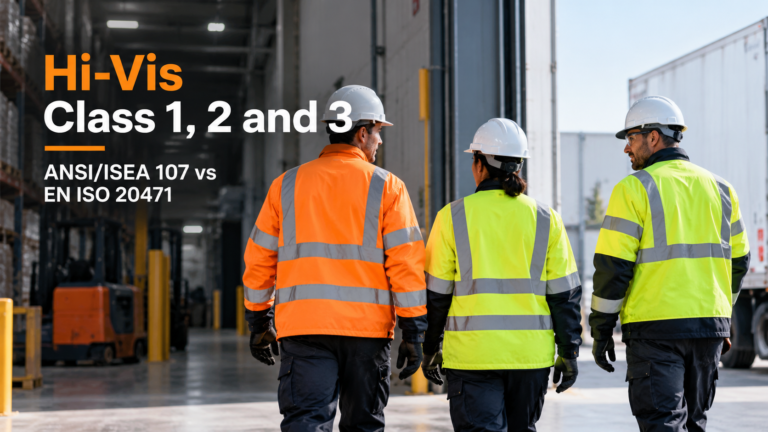 Hi-Vis Class 1, 2 and 3: ANSI/ISEA 107 vs EN ISO 20471